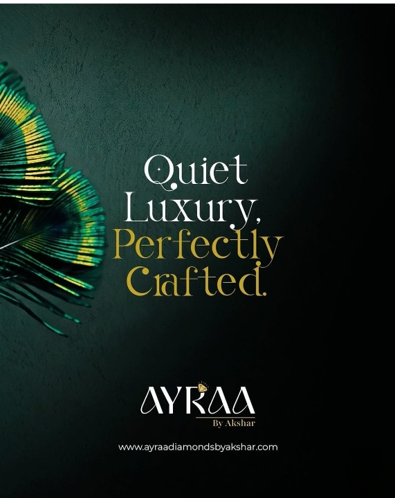 Ayraa campaign artwork reading Quiet Luxury, Perfectly Crafted